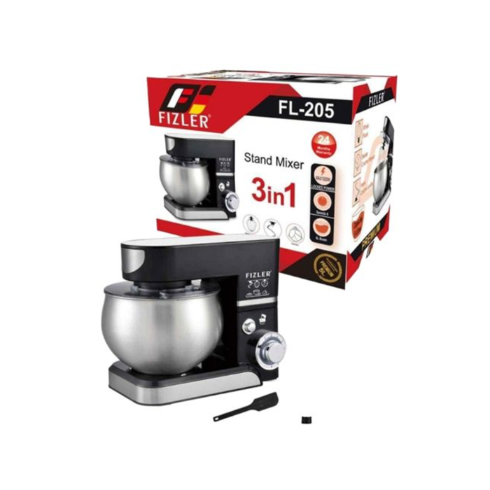 Batteur sur Socle Multifonction Fizler FL-205 - 1500W, 5L, 3 en 1, Garantie 2 ans